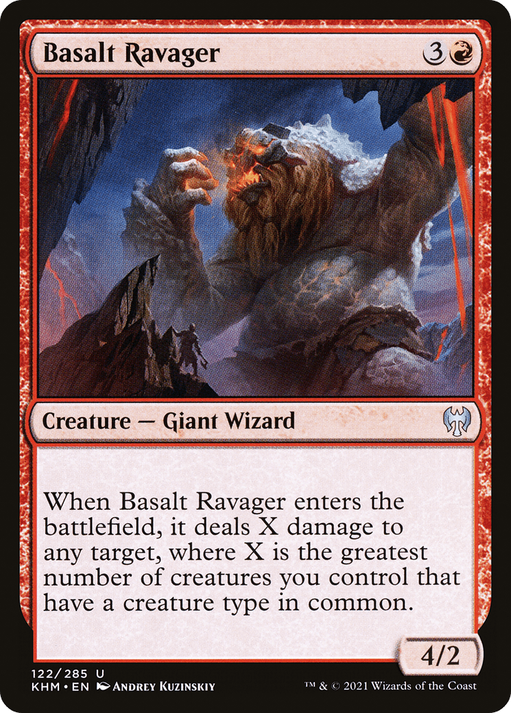 Basalt Ravager [Kaldheim] Foil