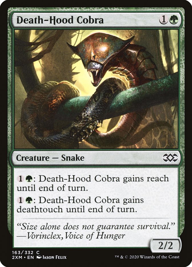 Death-Hood Cobra 163/332 (Double Masters) 