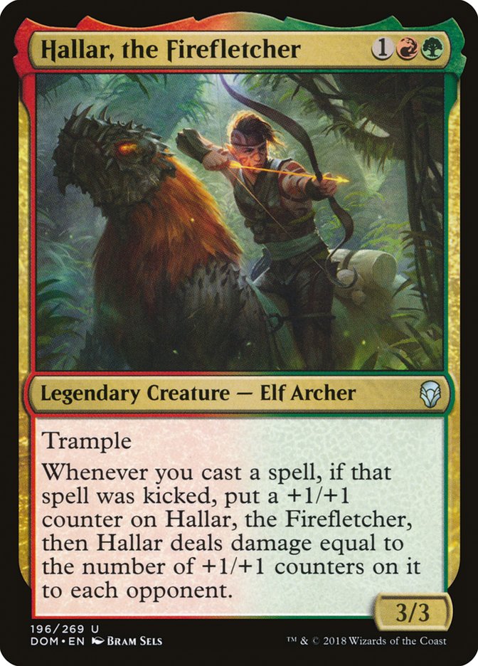 Hallar, the Firefletcher 196 (Dominaria) 