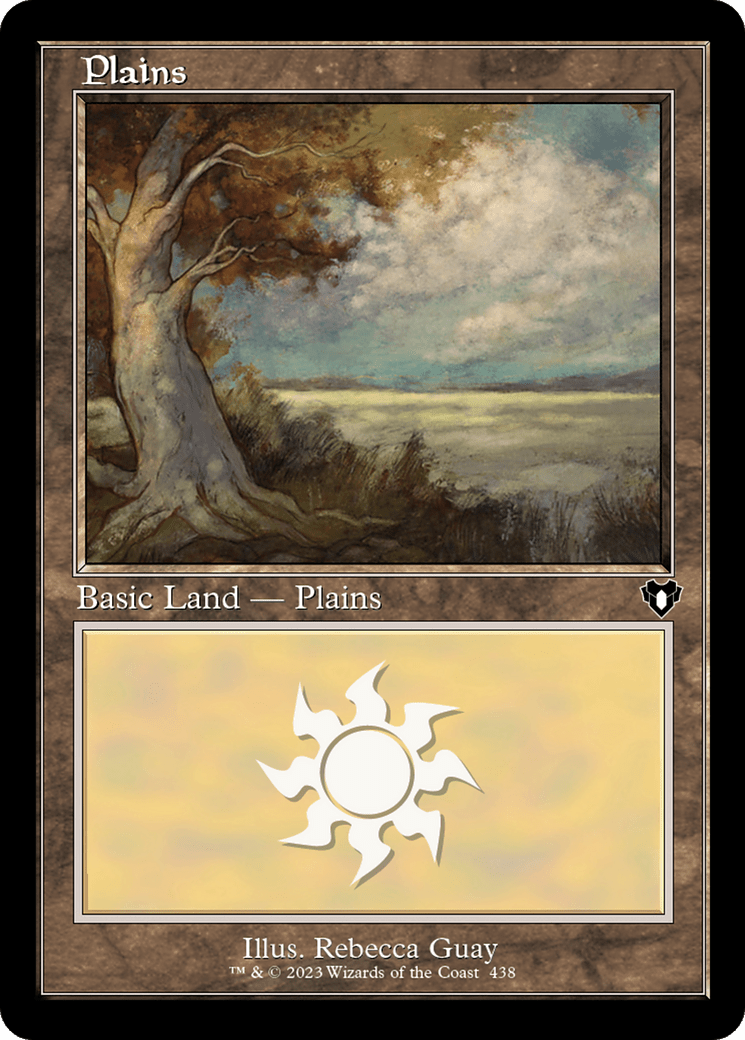 Plains (438) (Retro) [Commander Masters] Foil