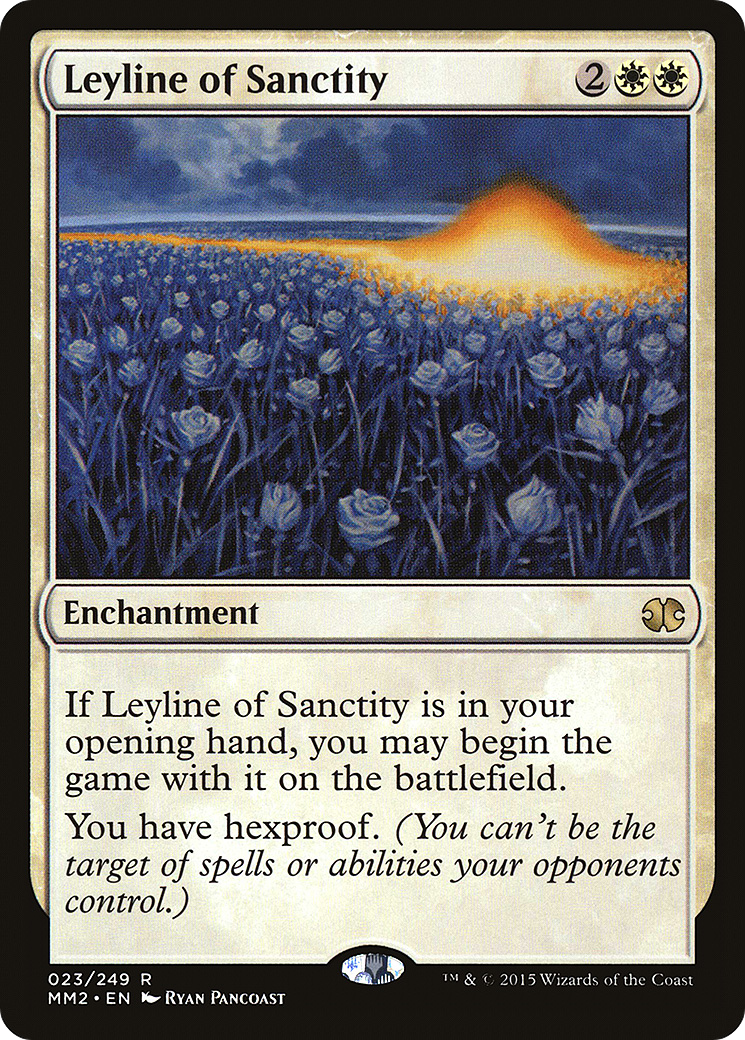 Leyline of Sanctity [Modern Masters 2015] Foil