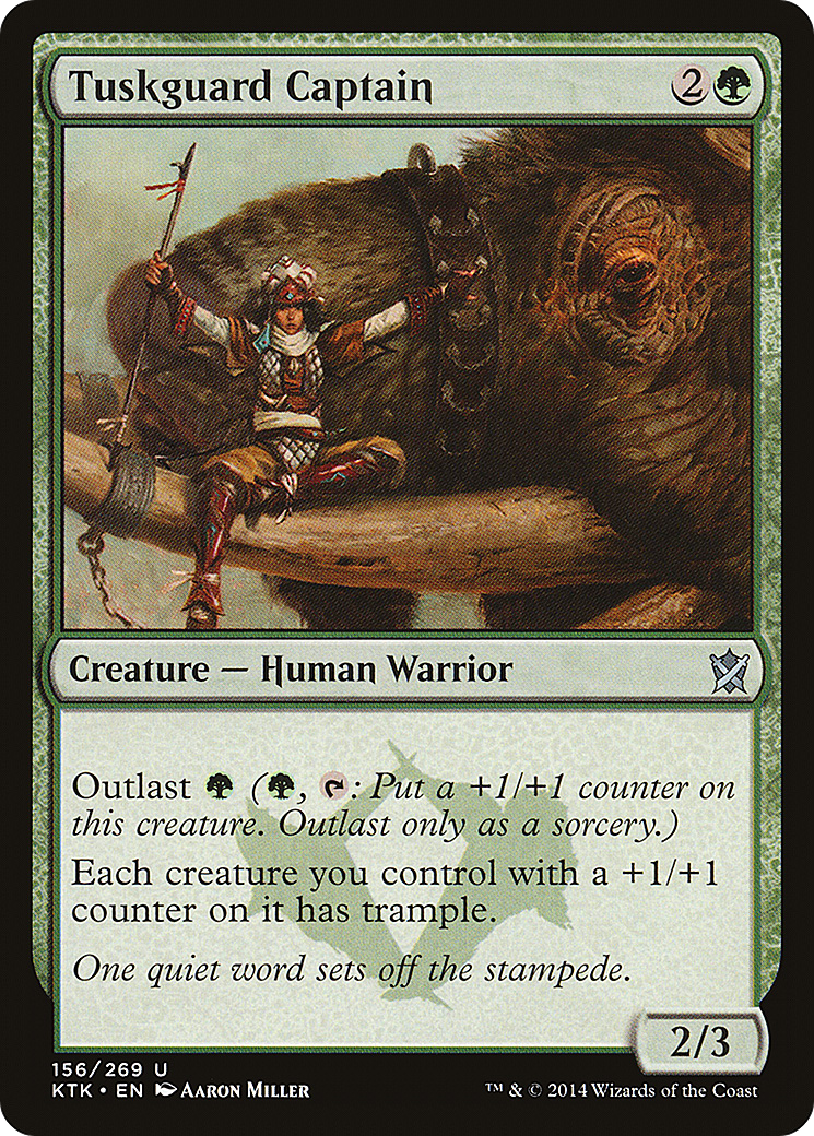 Tuskguard Captain [Khans of Tarkir] Foil