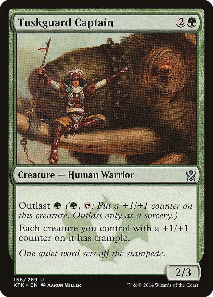 Tuskguard Captain [Khans of Tarkir] Foil