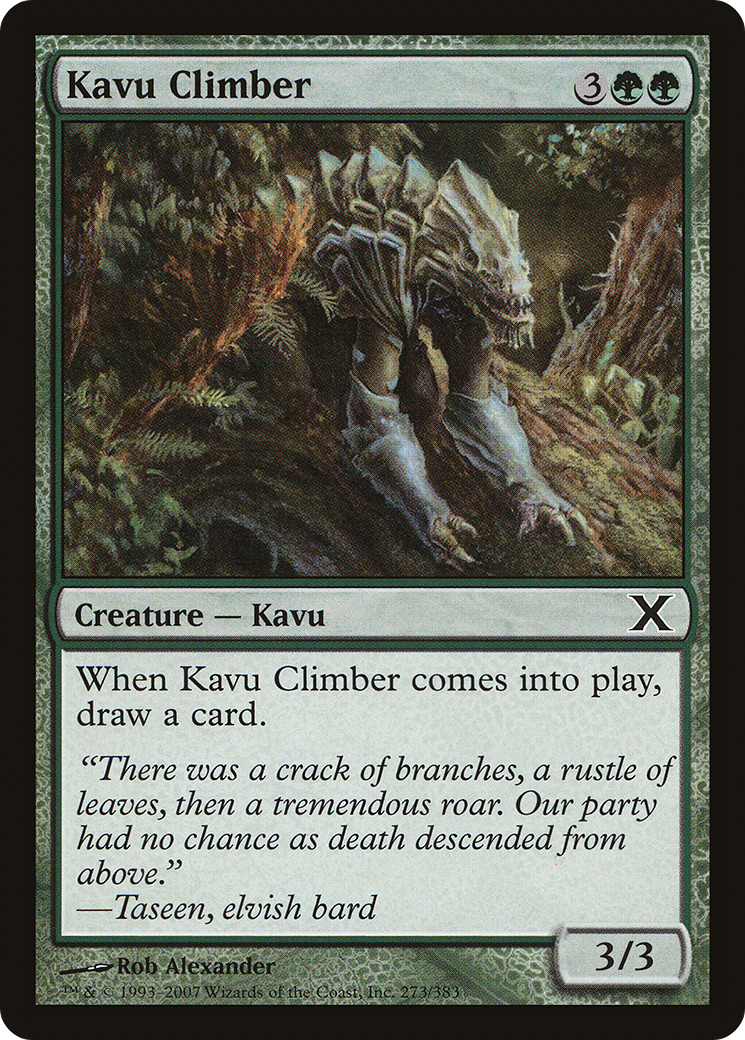 Kavu Climber [Tenth Edition] Foil