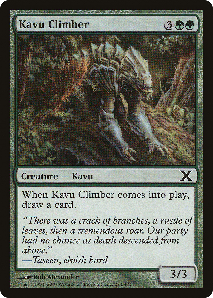 Kavu Climber [Tenth Edition] Foil