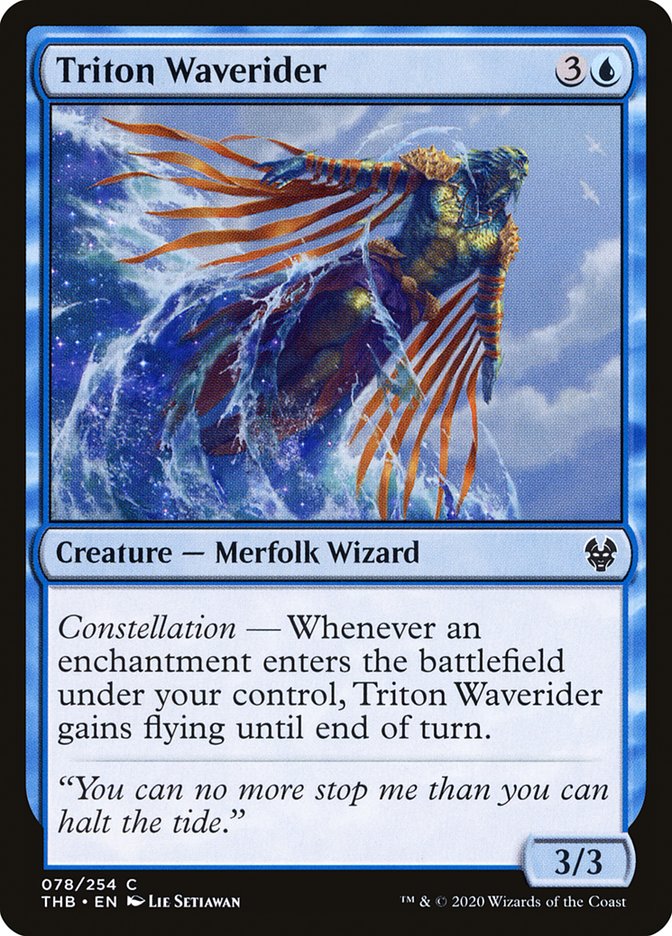 Triton Waverider 78/254 (Theros Beyond Death)  - Foil