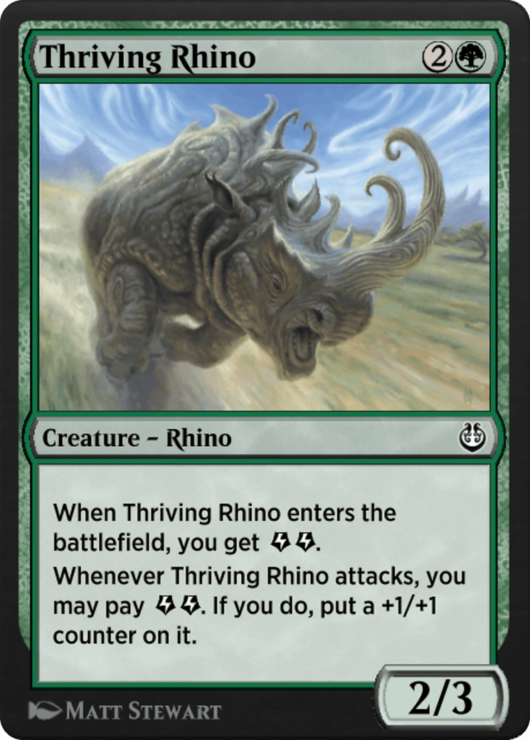 Thriving Rhino (KLR-183) - Kaladesh Remastered