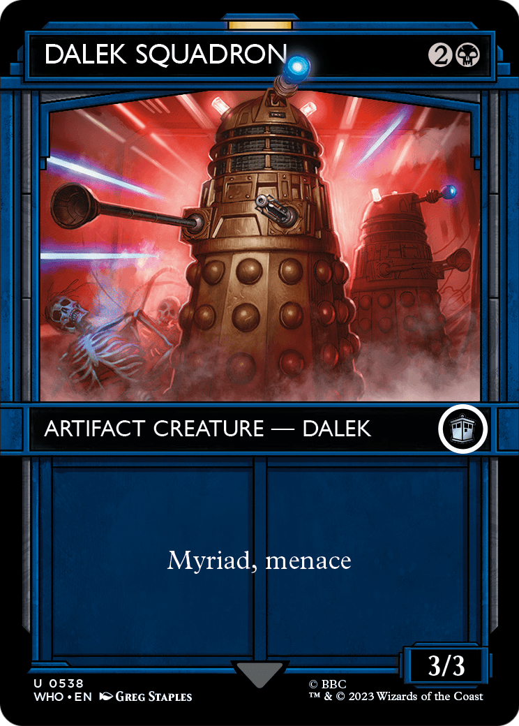 Dalek Squadron (Showcase) [Doctor Who] Foil