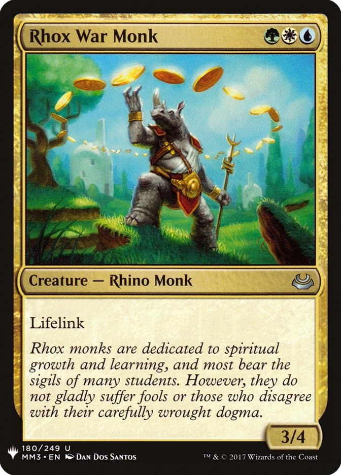 Rhox War Monk |  (MM3-180) [The List]