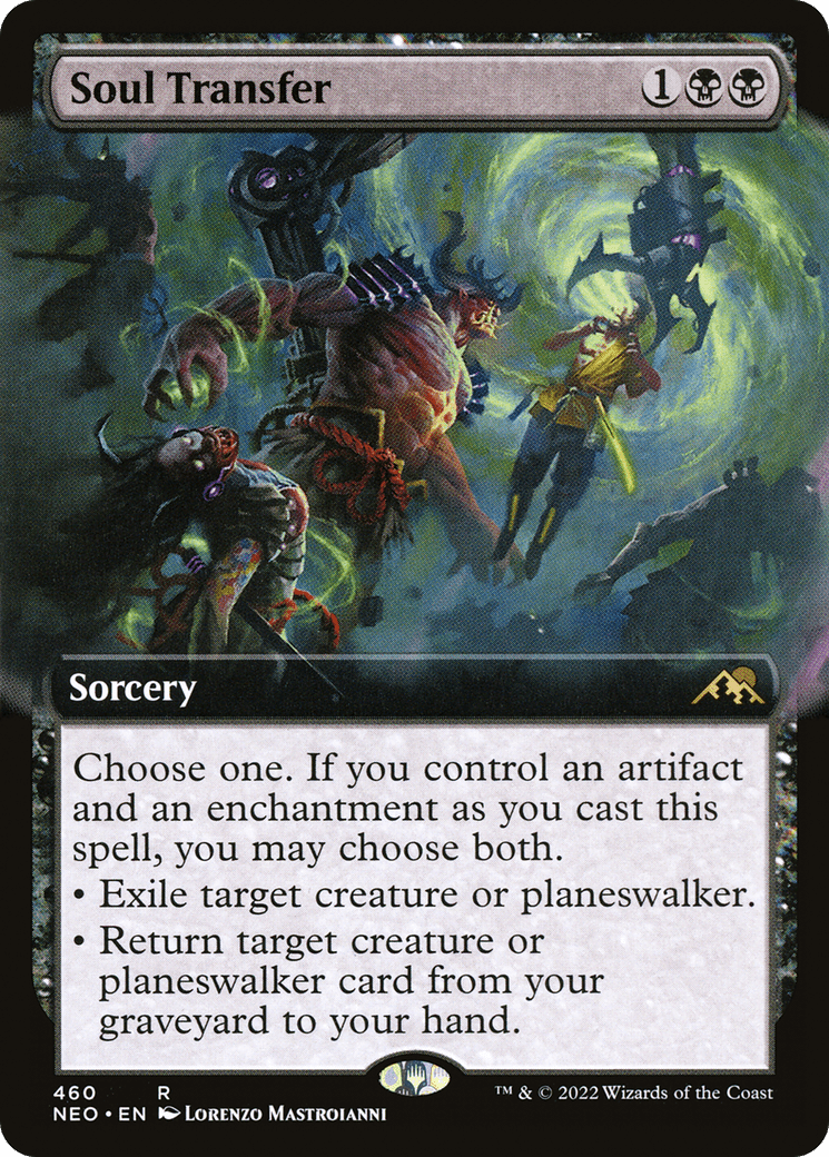 Soul Transfer (Extended Art) [Kamigawa: Neon Dynasty] Foil