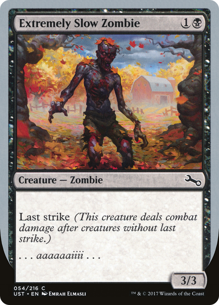 Extremely Slow Zombie ("...aaaaaaiiii...") [Unstable] Foil