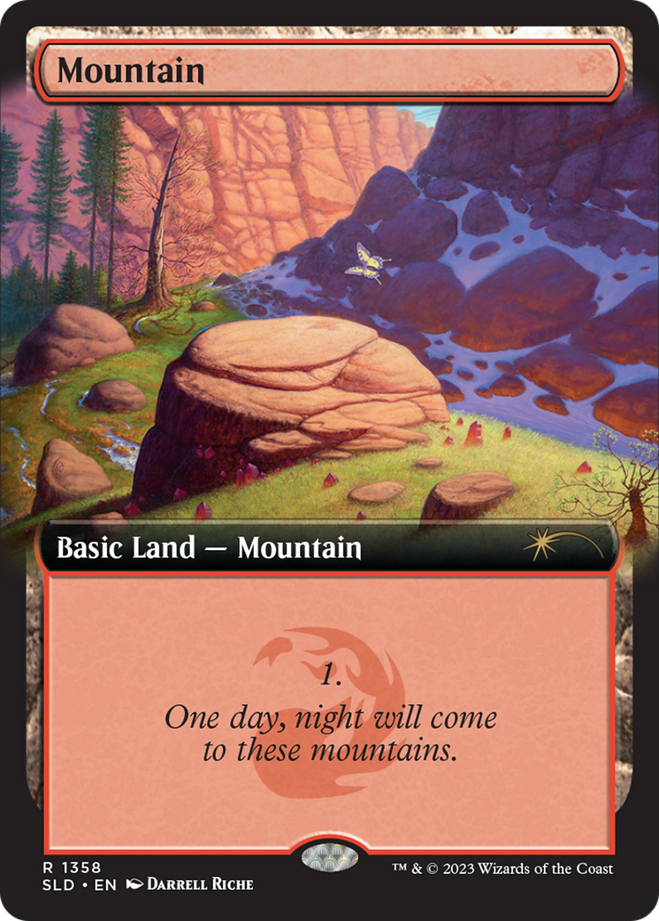 Mountain (1358) [Secret Lair Drop Series] Foil