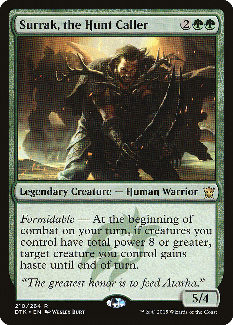Surrak, the Hunt Caller [Dragons of Tarkir] Foil