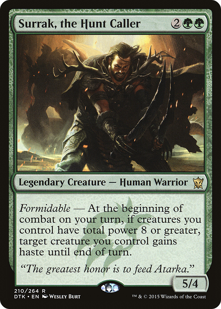 Surrak, the Hunt Caller [Dragons of Tarkir] Foil