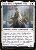 Light-Paws, Emperor's Voice 25/302 (Kamigawa: Neon Dynasty) 