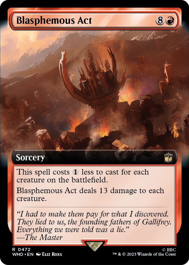 Blasphemous Act (Extended Art) [Doctor Who] Foil