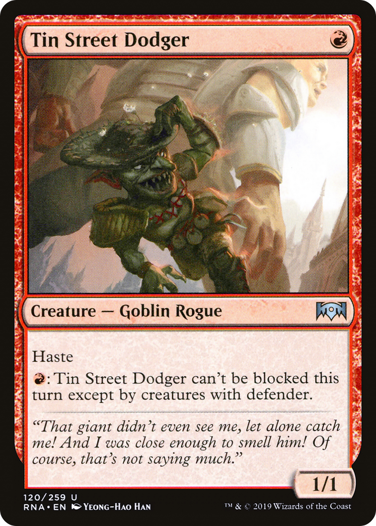 Tin Street Dodger [Ravnica Allegiance] Foil