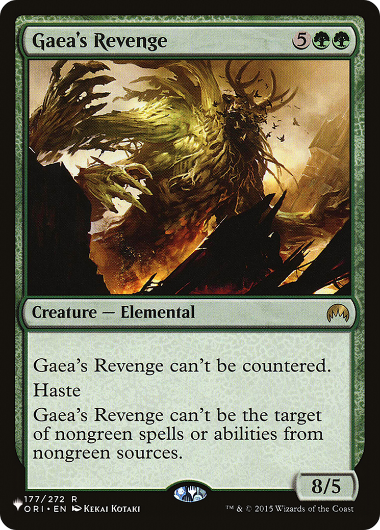 Gaea's Revenge |  (ORI-177) [The List]