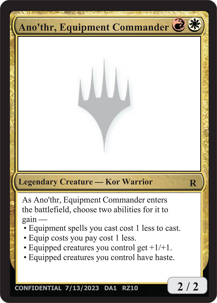 Ano'thr, Equipment Commander (DA1-RZ10) - Unknown Event