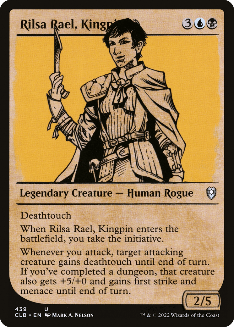 Rilsa Rael, Kingpin (Showcase) [Commander Legends: Battle for Baldur's Gate] Foil