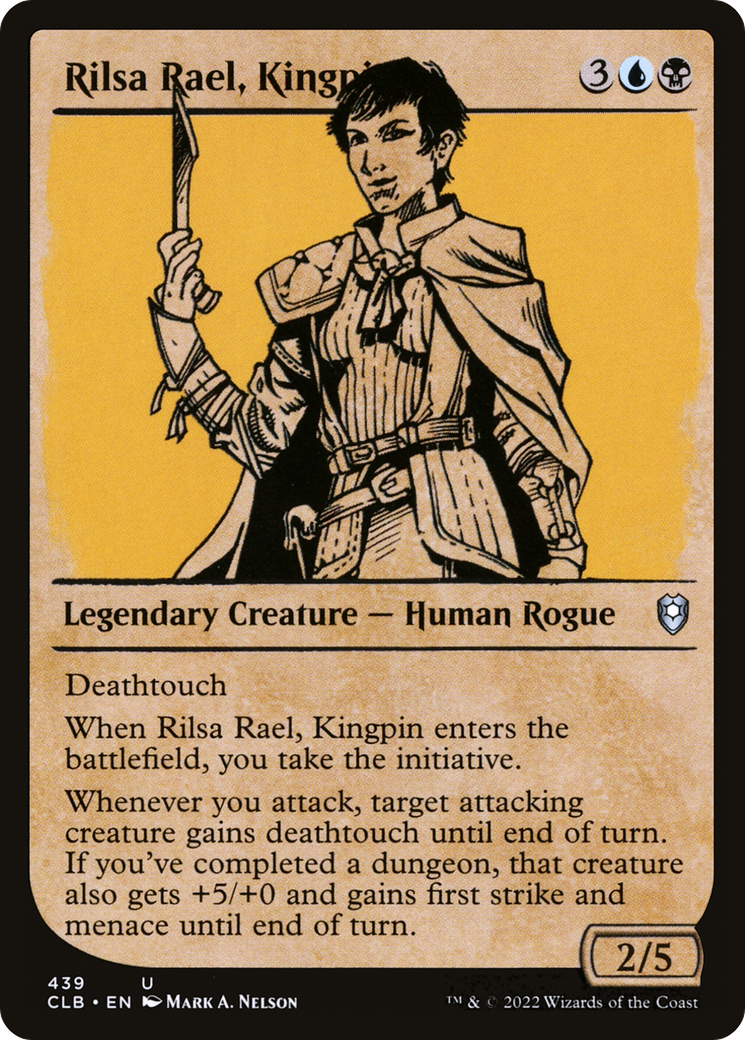 Rilsa Rael, Kingpin (Showcase) [Commander Legends: Battle for Baldur's Gate] Foil