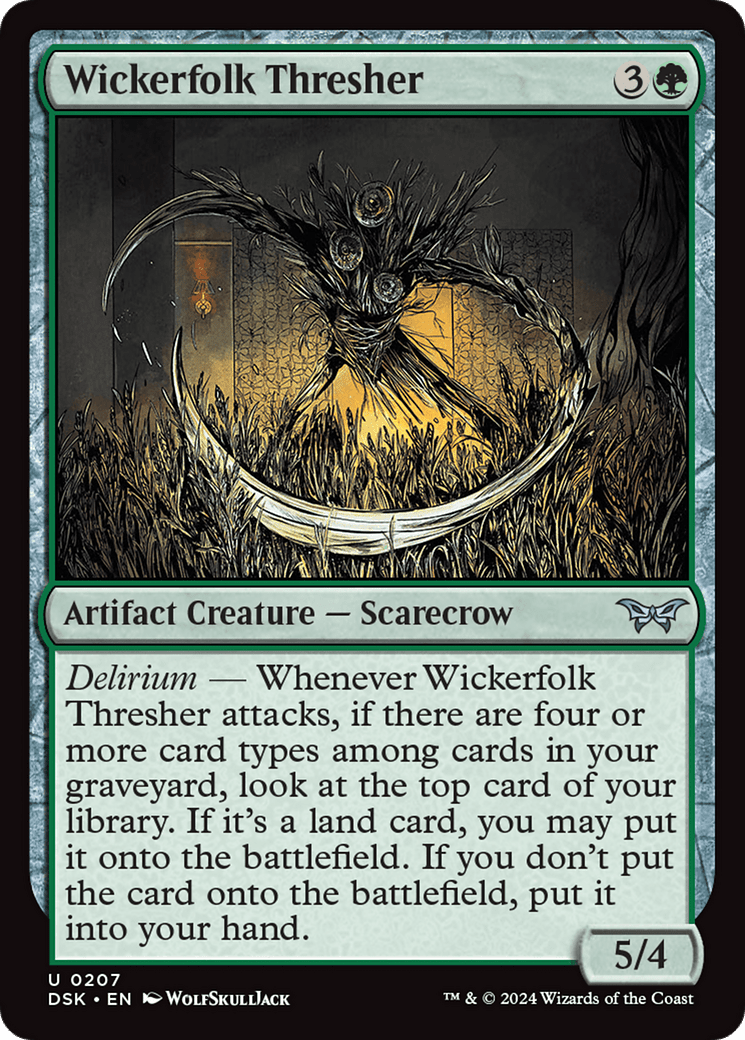 Wickerfolk Thresher [Duskmourn: House of Horror] Foil