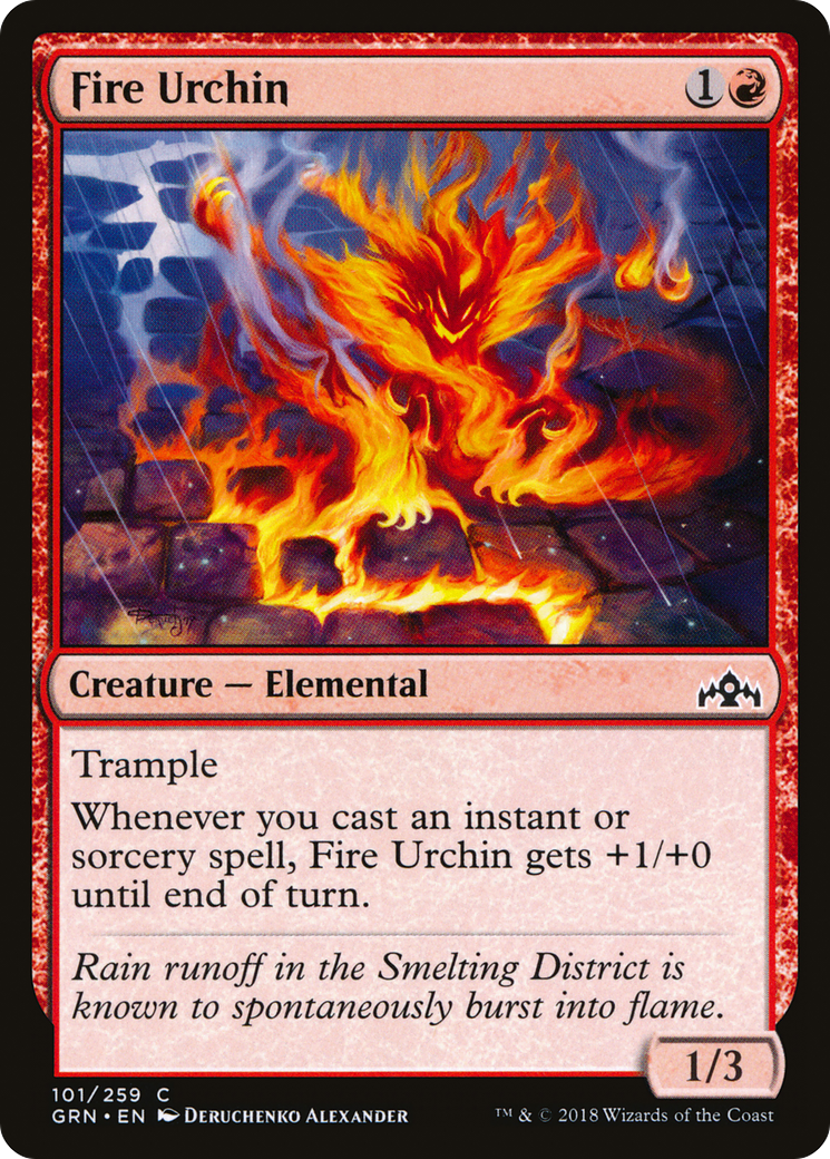Fire Urchin [Guilds of Ravnica] Foil