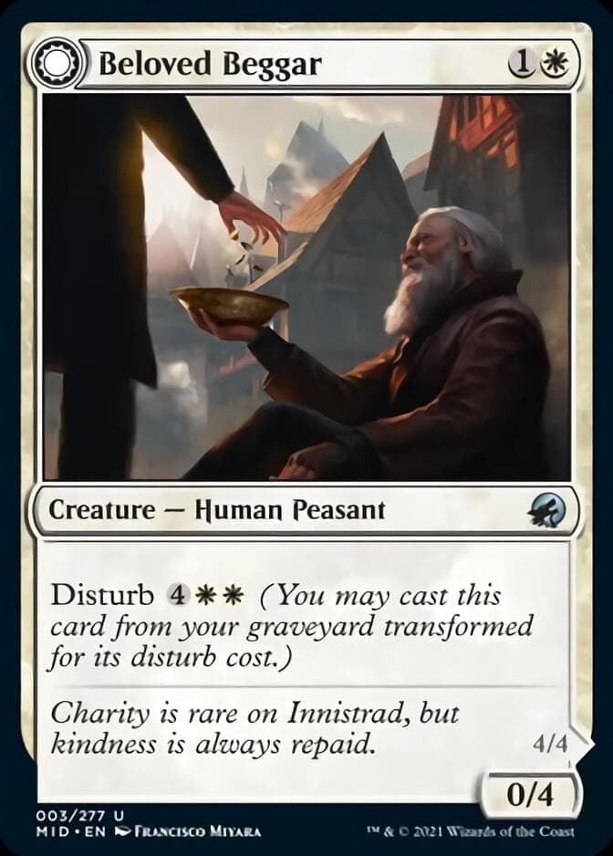 Beloved Beggar // Generous Soul [Innistrad: Midnight Hunt] Foil