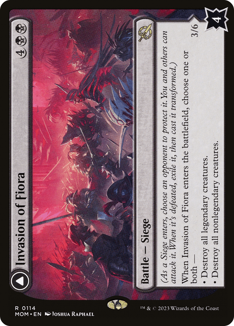Invasion of Fiora // Marchesa, Resolute Monarch [March of the Machine] Foil