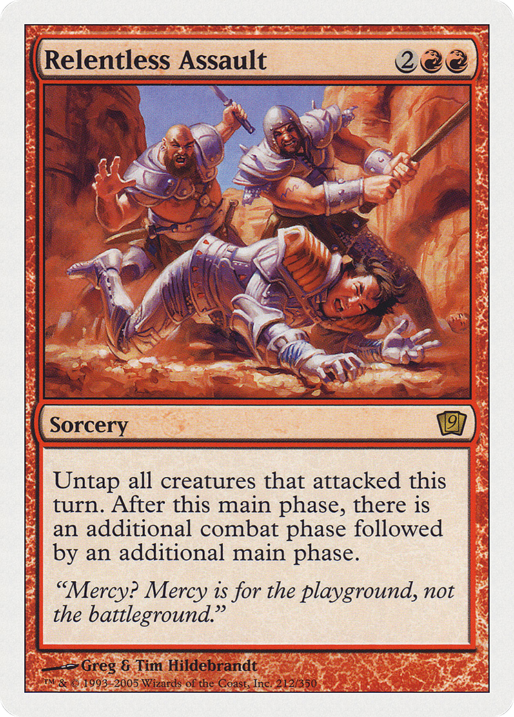 Relentless Assault (9ED-212) - Ninth Edition