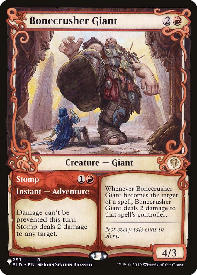 Bonecrusher Giant // Stomp |  (ELD-291) [The List]