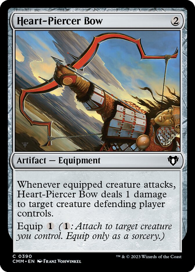 Heart-Piercer Bow 390/451 (Commander Masters)  - Foil
