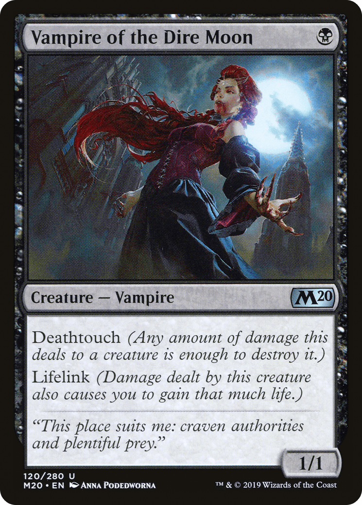 Vampire of the Dire Moon [Core Set 2020] Foil