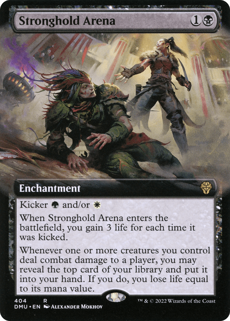Stronghold Arena (Extended Art) [Dominaria United] Foil