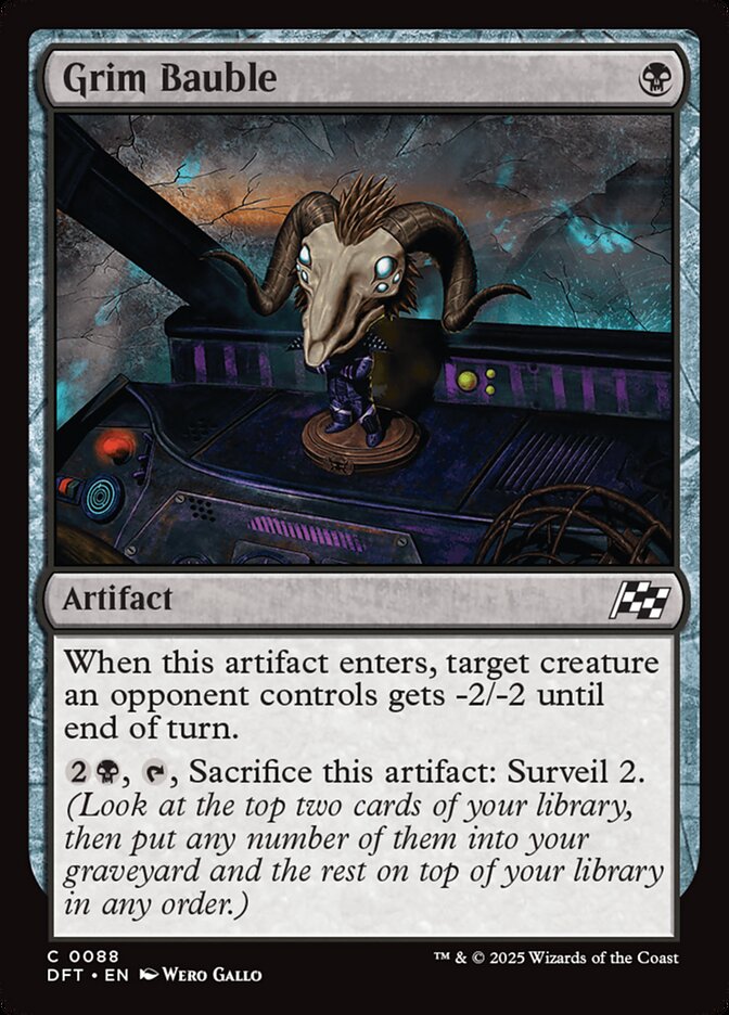 Grim Bauble 88 (Aetherdrift)  - Foil