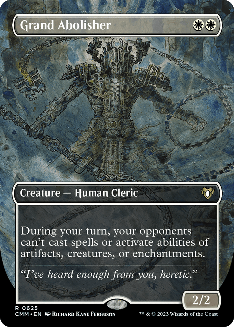 Grand Abolisher (Borderless Alternate Art) [Commander Masters]