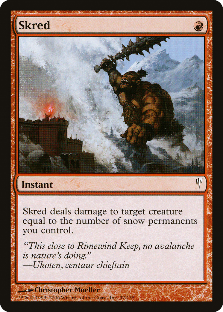 Skred [Coldsnap] Foil