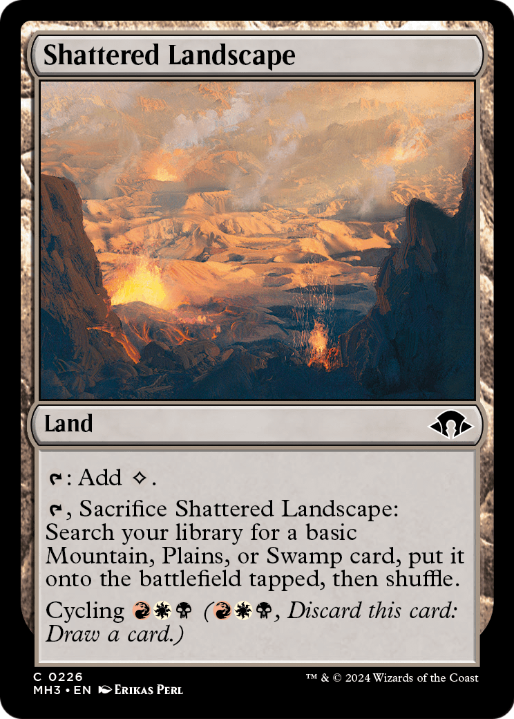 Shattered Landscape [Modern Horizons 3] Foil