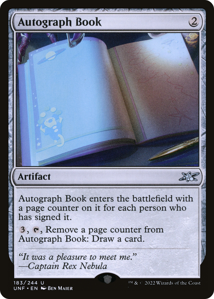 Autograph Book [Unfinity] Foil