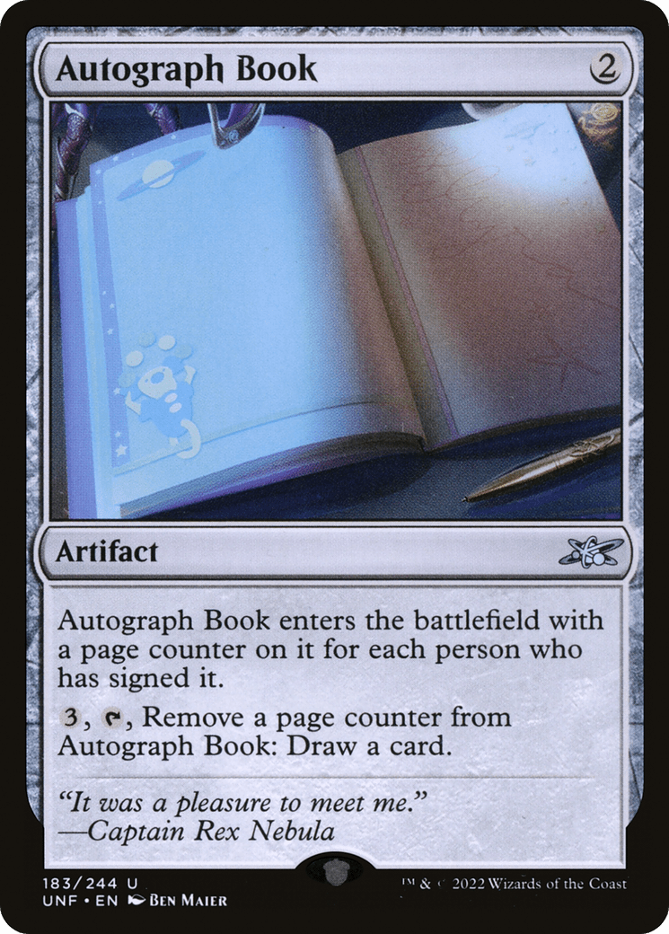 Autograph Book [Unfinity] Foil