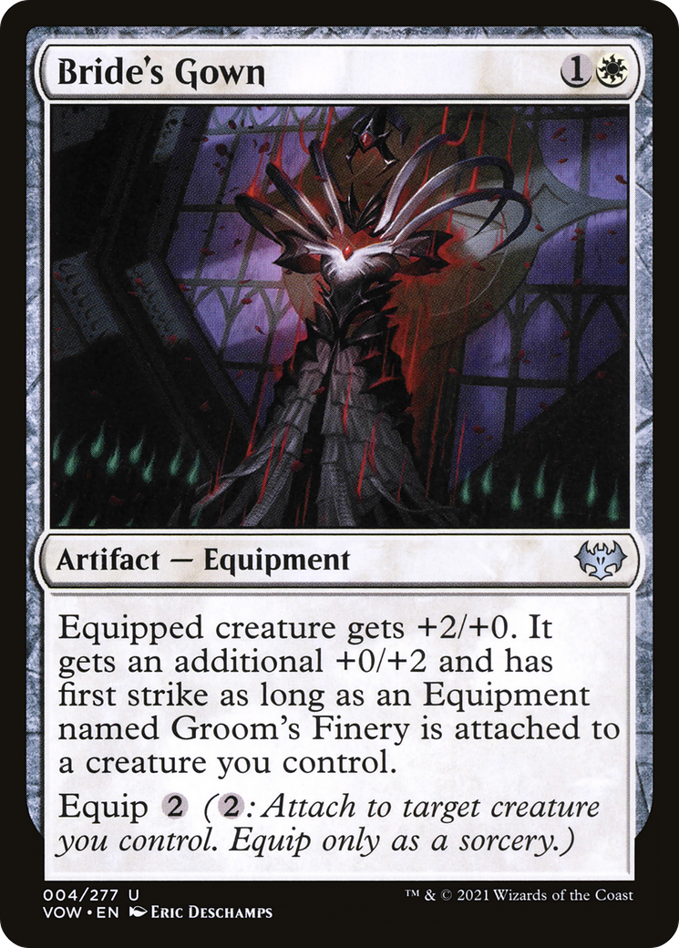Bride's Gown [Innistrad: Crimson Vow] Foil