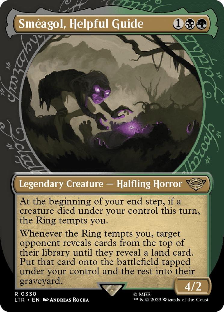 Smeagol, Helpful Guide (Showcase Ring Frame) [The Lord of the Rings: Tales of Middle-Earth] Foil