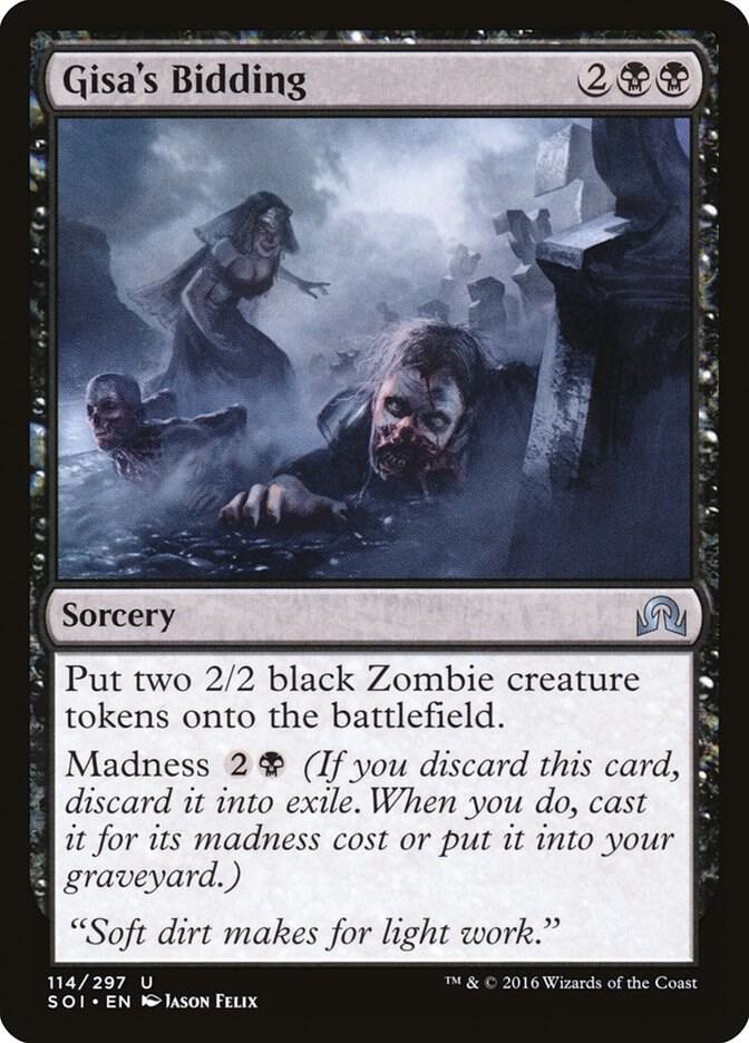 Gisa's Bidding 114/297 (Shadows over Innistrad)  - Foil