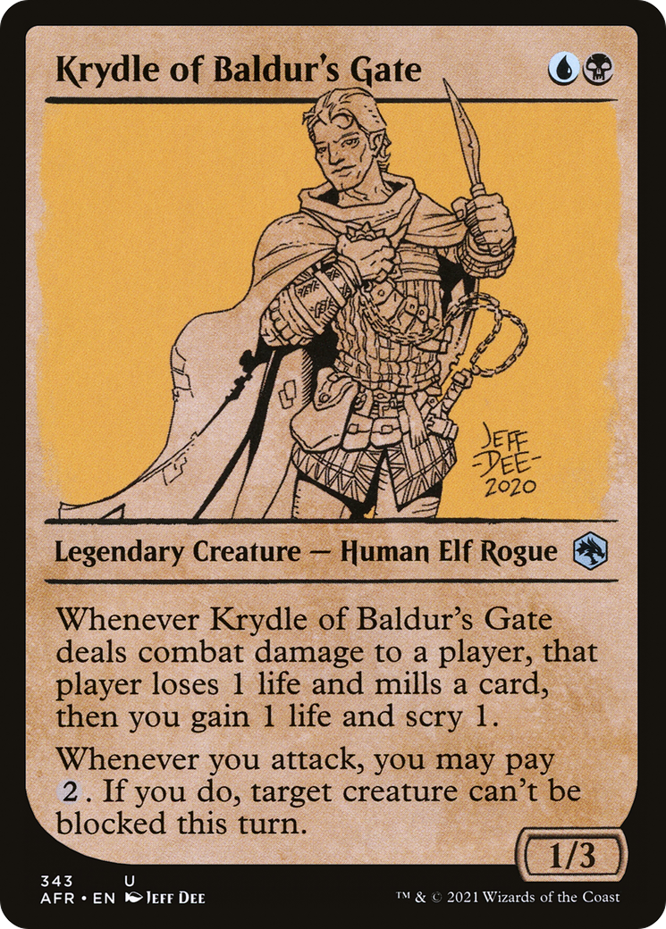 Krydle of Baldur's Gate (Showcase) [Dungeons & Dragons: Adventures in the Forgotten Realms] Foil