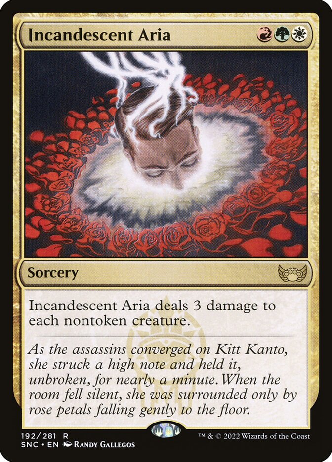 Incandescent Aria 192 (Streets of New Capenna)  - Foil