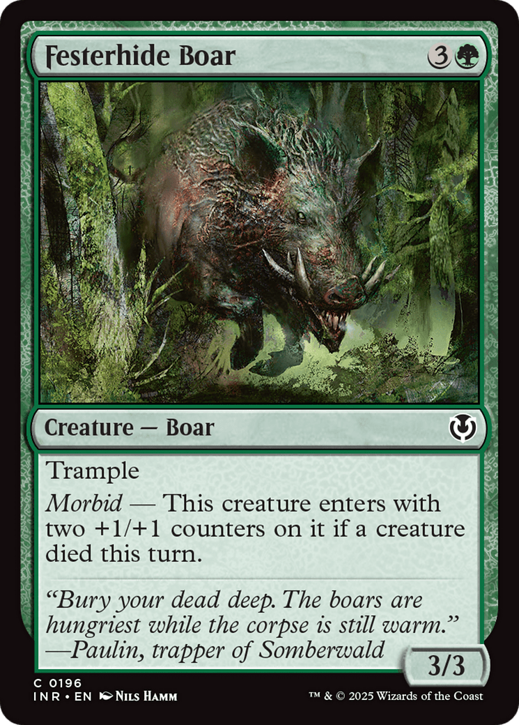 Festerhide Boar (-196) [Innistrad Remastered]