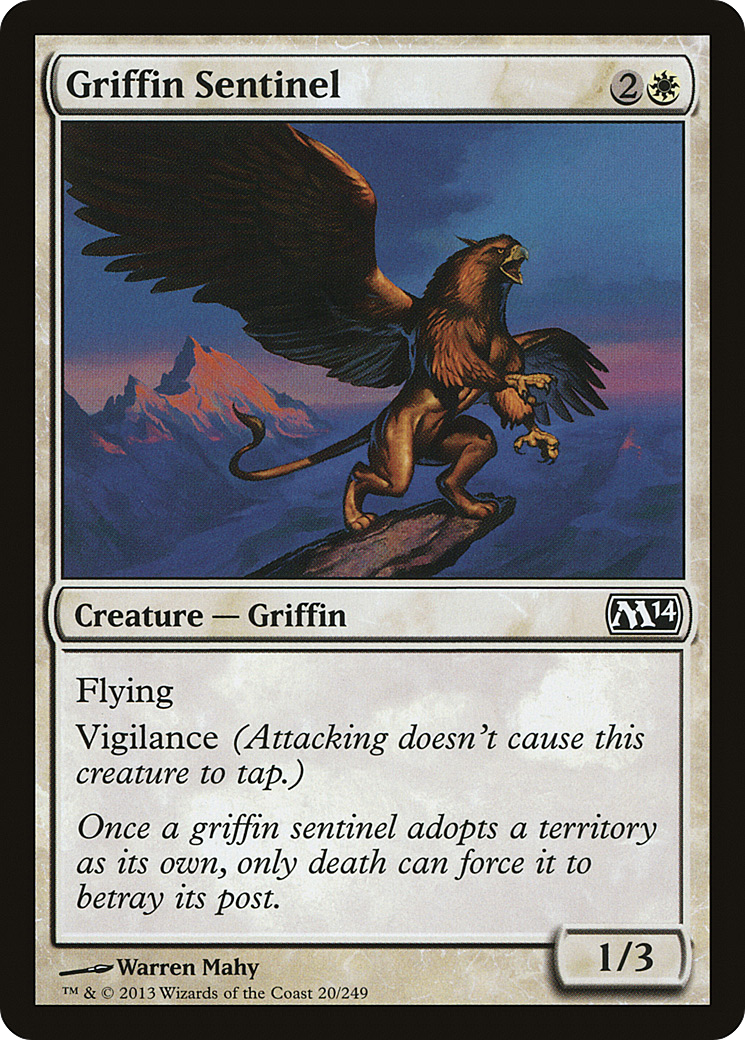Griffin Sentinel [Magic 2014] Foil