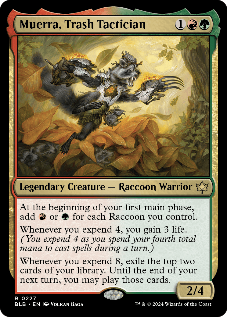 Muerra, Trash Tactician [Bloomburrow] Foil