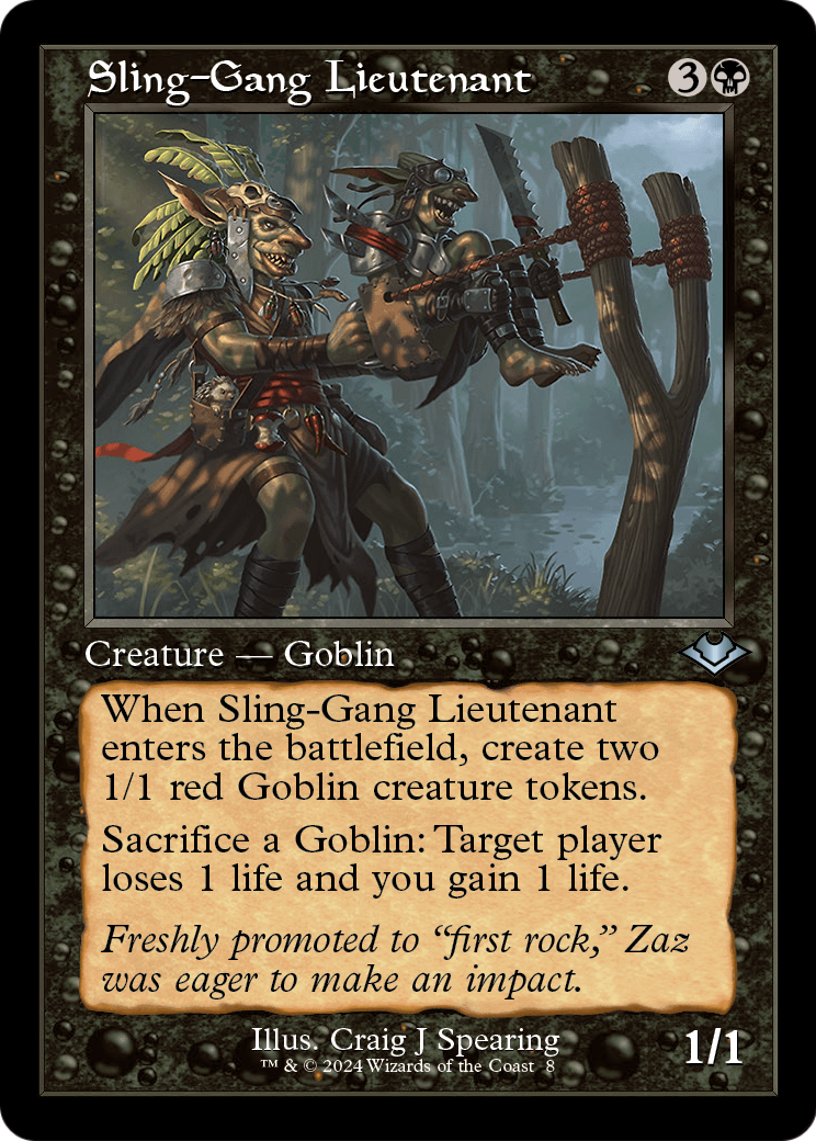 Sling-Gang Lieutenant (Retro) [Modern Horizons] Foil