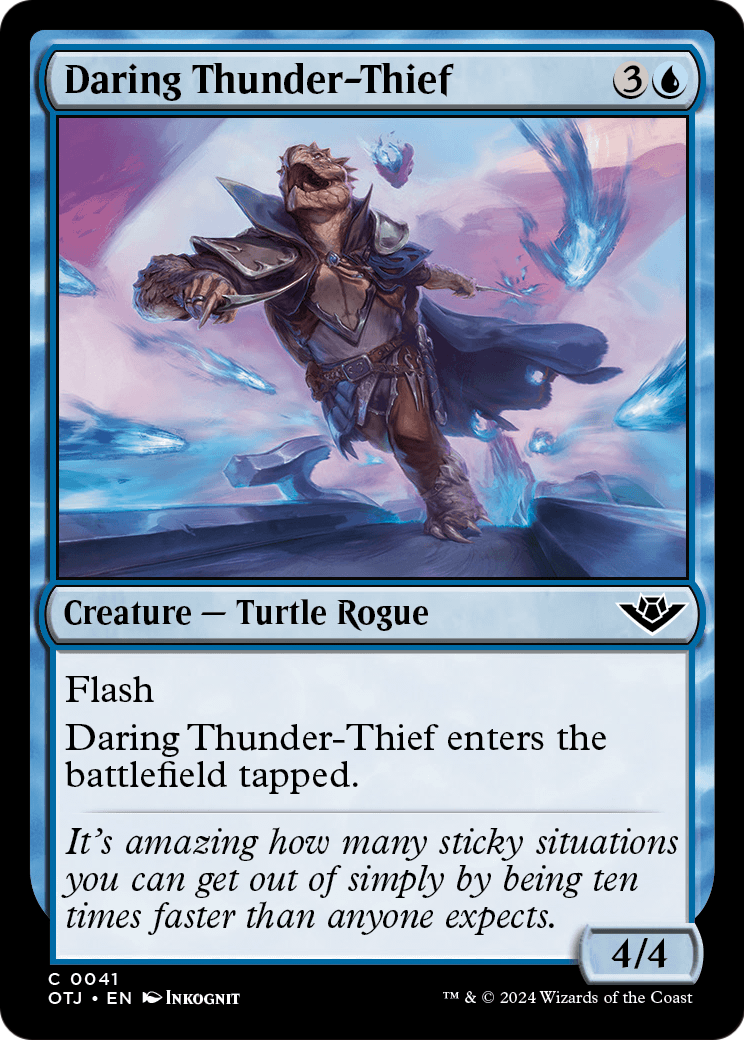 Daring Thunder-Thief [Outlaws of Thunder Junction] Foil